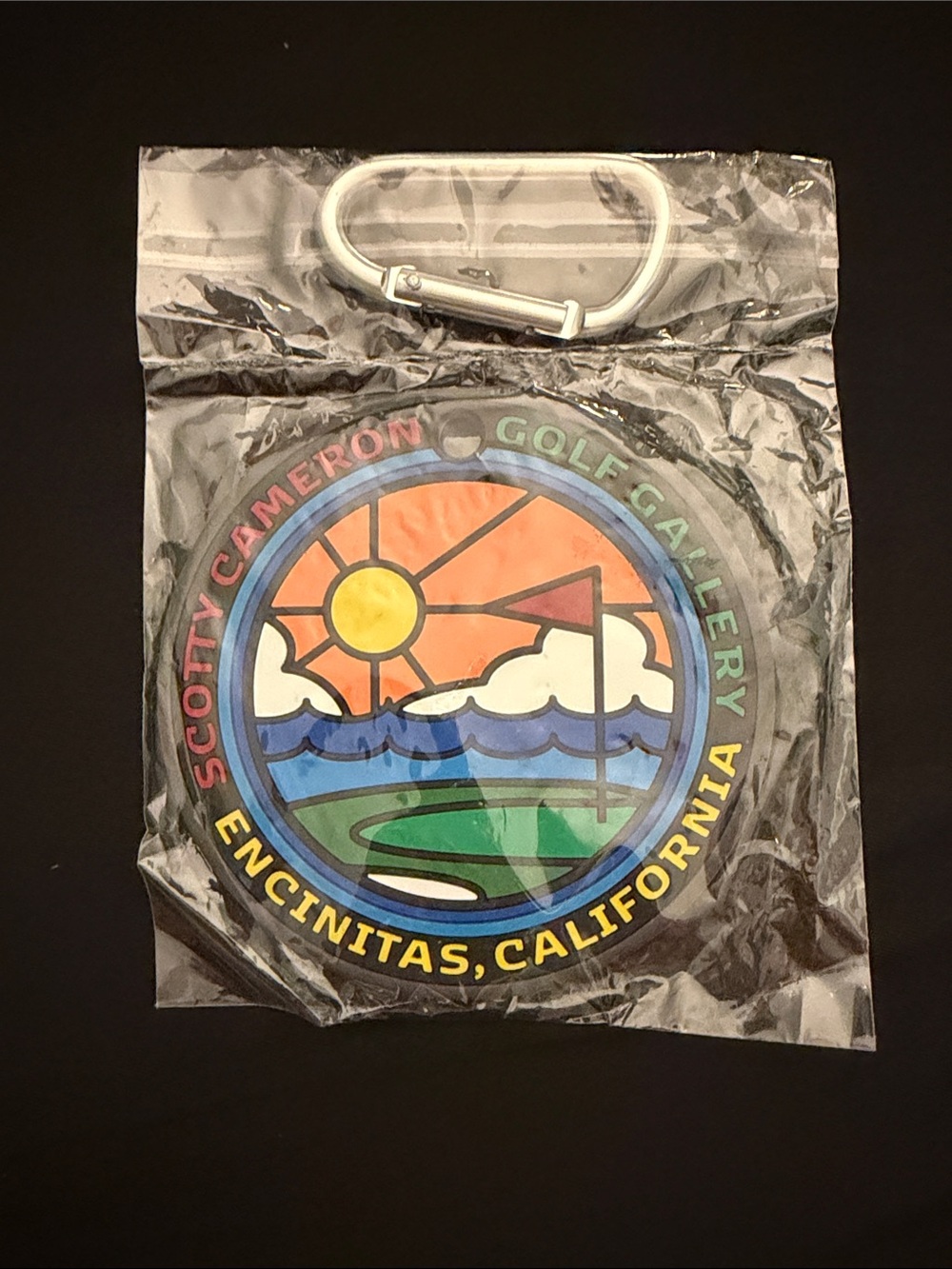 Scotty Cameron Putters Gallery "Stained Glass" Encinitas Bag Tag Putting Disc